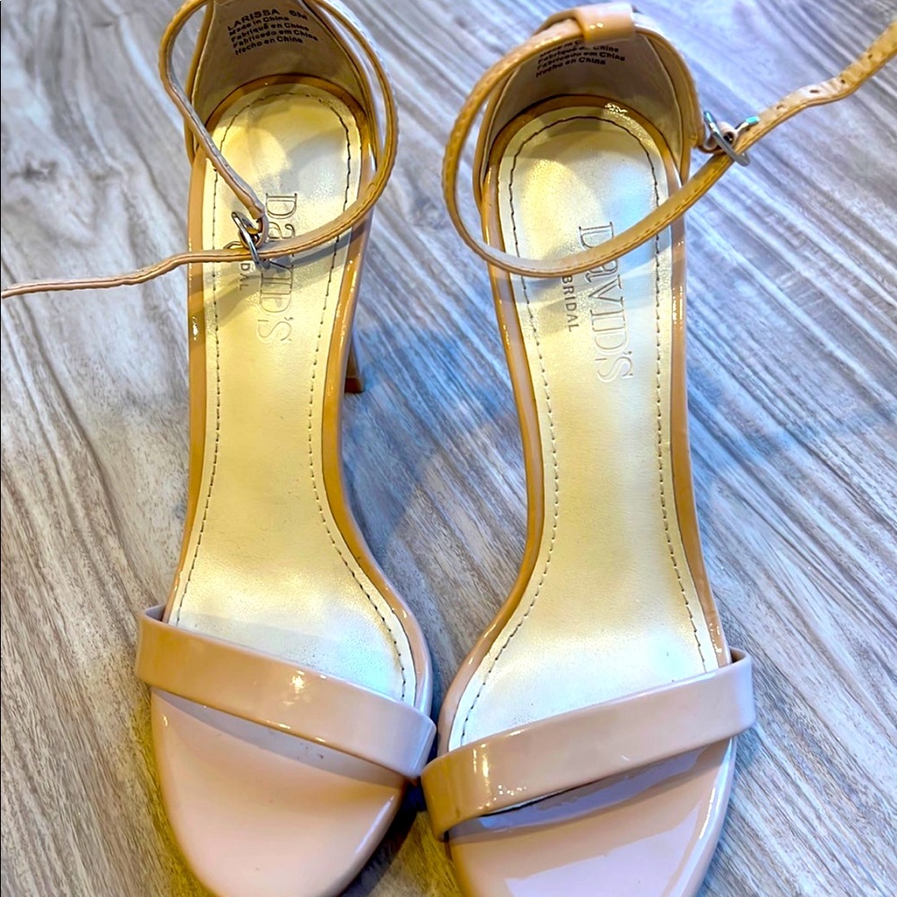 Nude Stiletto Strap Heel